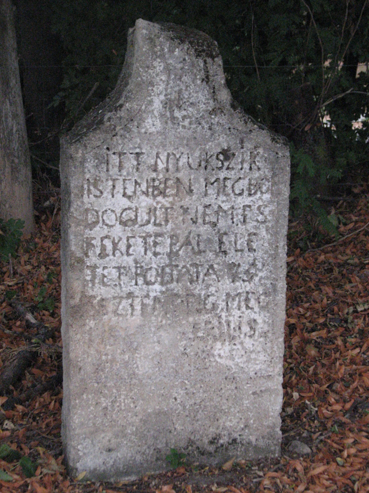 régi sírkövek a temetőben nevü látnivaló 1. számú fényképe