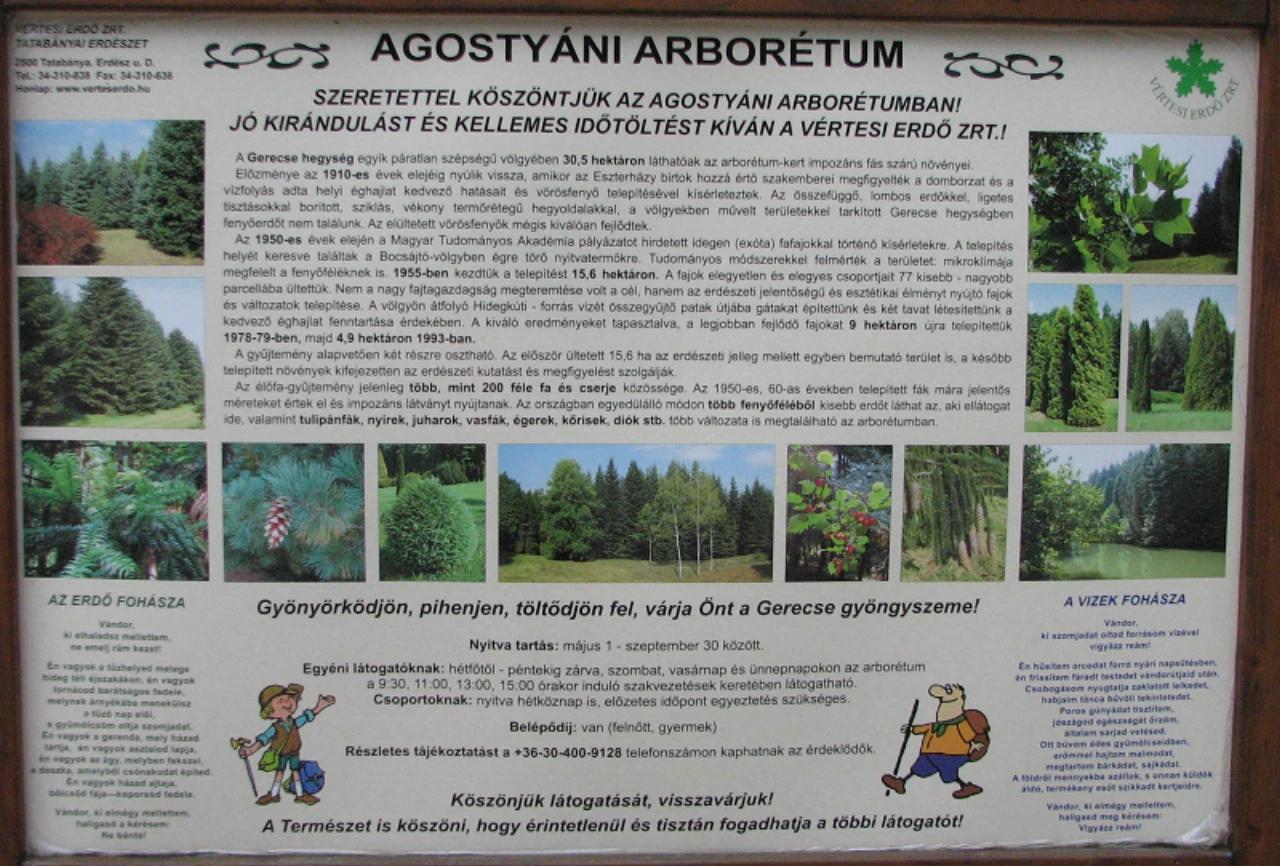 Agostyáni Arborétum nevü látnivaló 1. számú fényképe