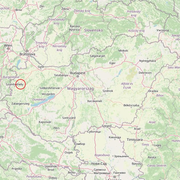 A Bögöt település helye Magyarországon térkép