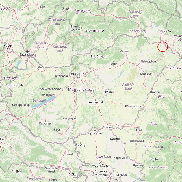 A Jéke település helye Magyarországon térkép