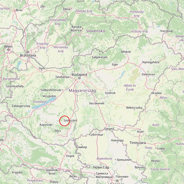 A Nagyvejke település helye Magyarországon térkép