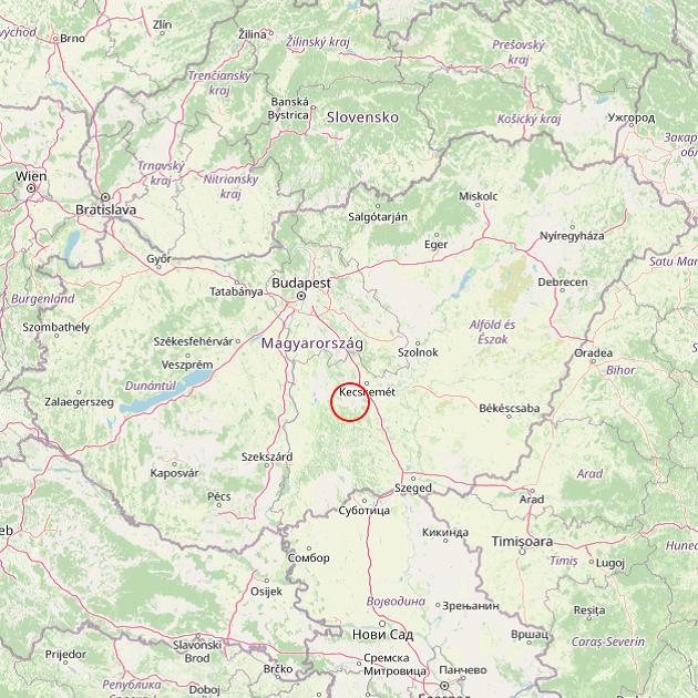 A Orgovány település helye Magyarországon térkép
