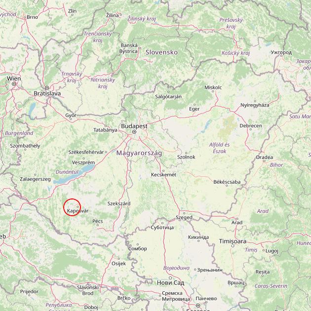 A Kisasszond település helye Magyarországon térkép