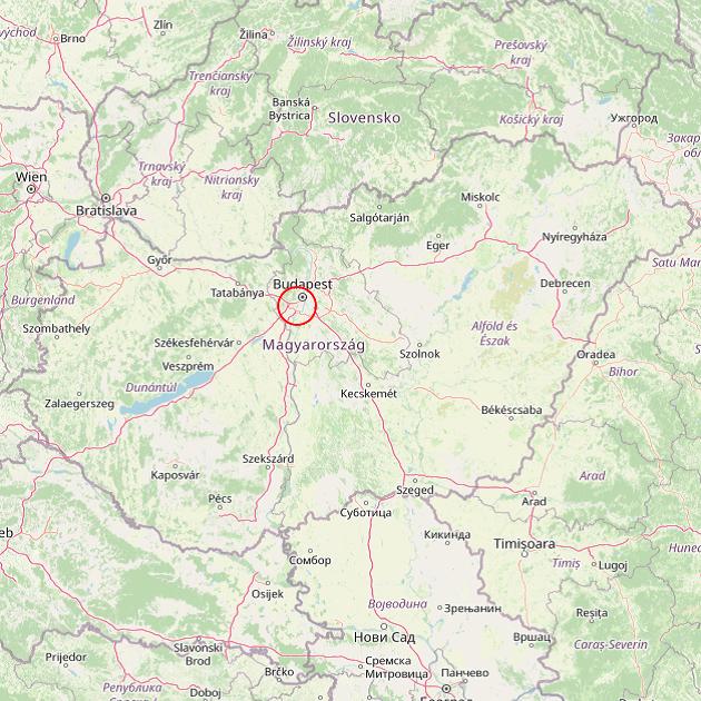 A Diósd település helye Magyarországon térkép