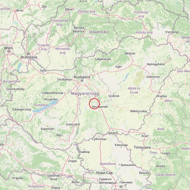 A Fülöpháza település helye Magyarországon térkép