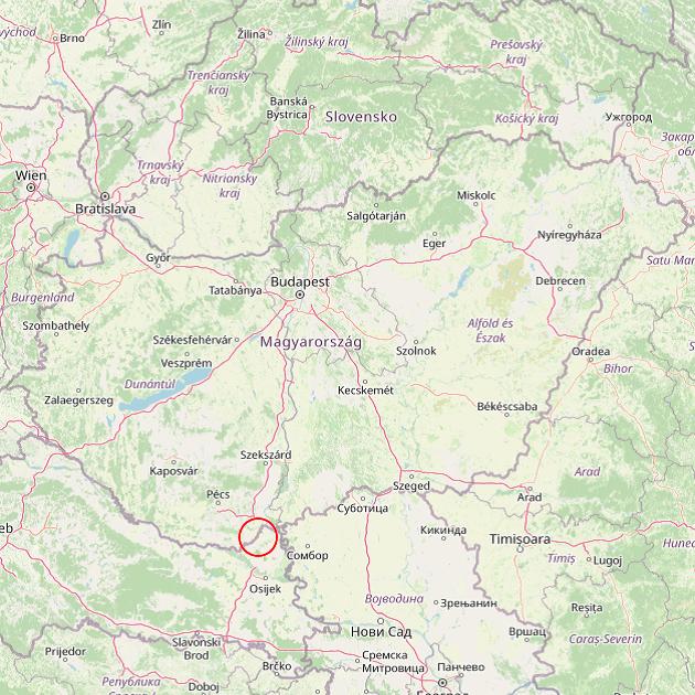 A Ivándárda település helye Magyarországon térkép A Ivándárda település helye Magyarországon térkép