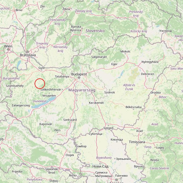 A Adásztevel település helye Magyarországon térkép